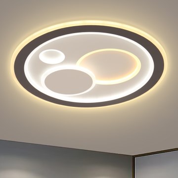 Brilagi - Plafonnier à intensité variable MODERN LED/89W/230V 2700-6500K d. 47 cm + Télécommande
