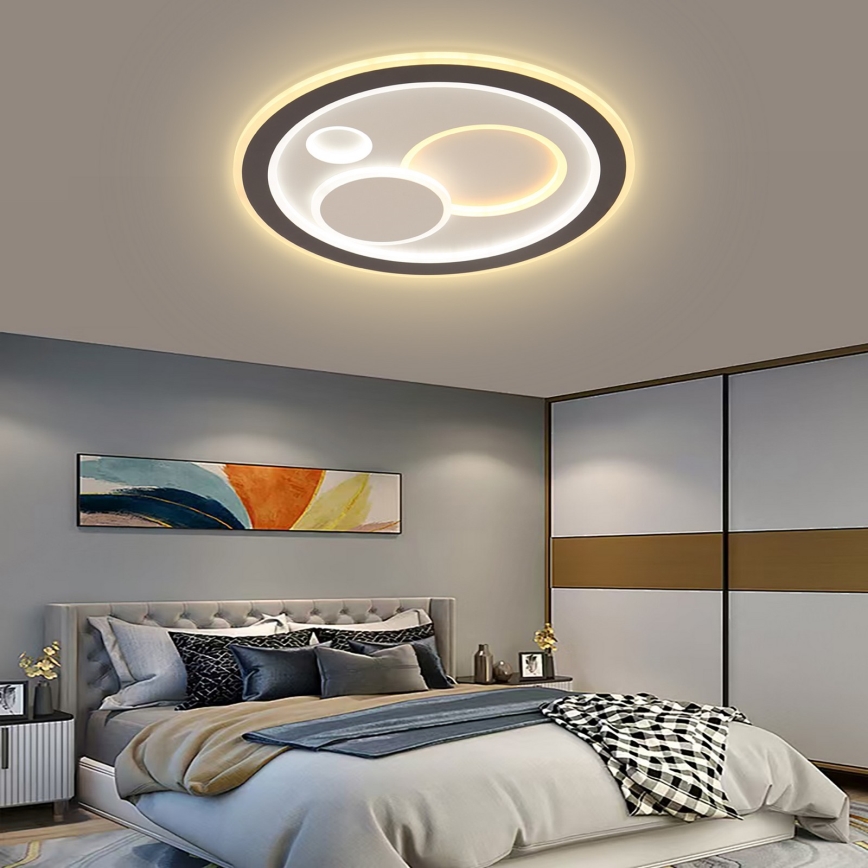 Brilagi - Plafonnier à intensité variable MODERN LED/89W/230V 2700-6500K + Télécommande