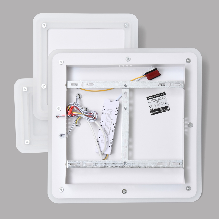 Brilagi - Plafonnier à intensité variable MODERN LED/93W/230V 2700-6500K 48,5x48,5 cm + Télécommande