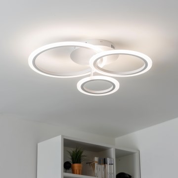 Brilagi - Plafonnier à intensité variable ORBITS LED/40W/230V 3000-6500K blanc + télécommande