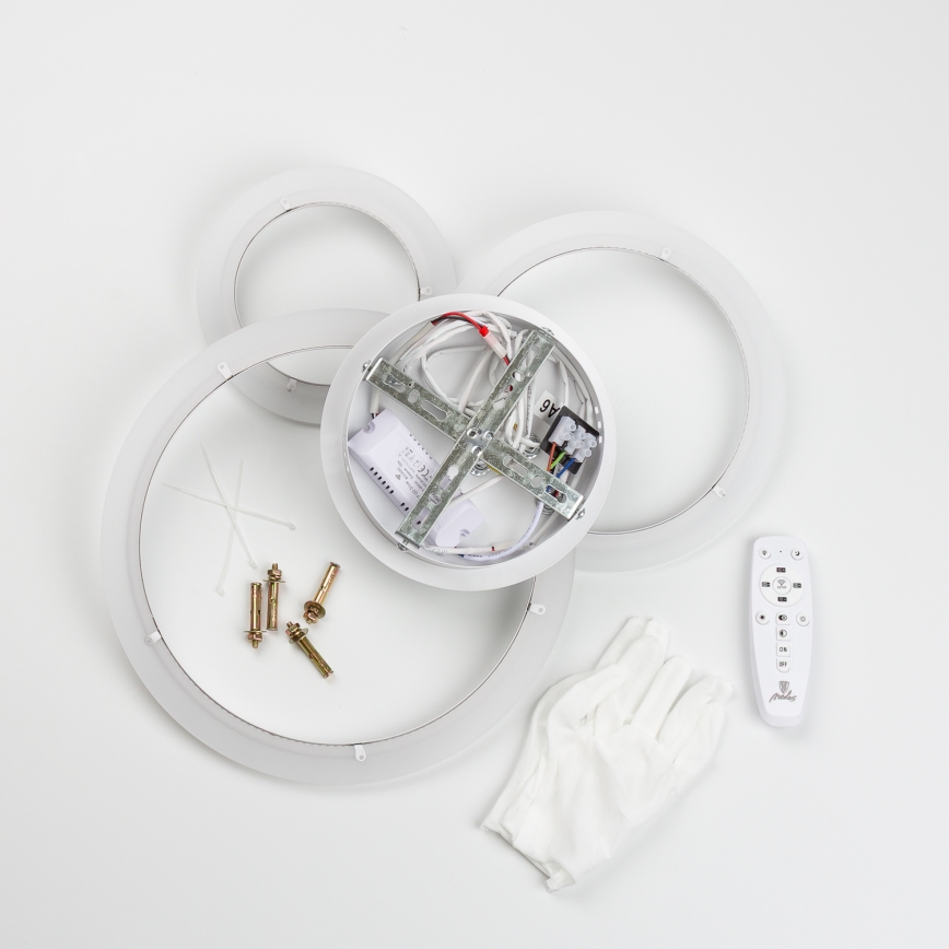 Brilagi - Plafonnier à intensité variable ORBITS LED/40W/230V 3000-6500K blanc + télécommande