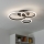 Brilagi - Plafonnier à intensité variable ORBITS LED/40W/230V 3000-6500K noir + Télécommande