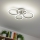 Brilagi - Plafonnier à intensité variable ORBITS LED/50W/230V 3000-6500K anthracite + télécommande