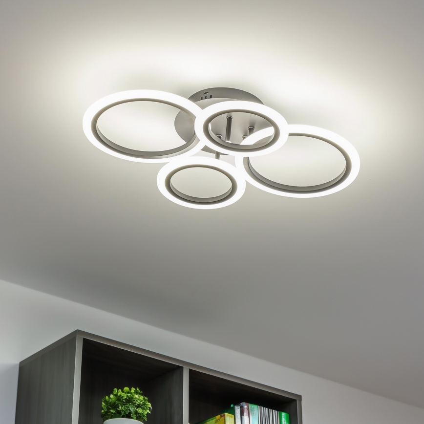 Brilagi - Plafonnier à intensité variable ORBITS LED/50W/230V 3000-6500K + télécommande