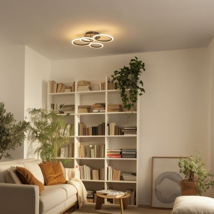 Brilagi - Plafonnier à intensité variable ORBITS LED/50W/230V 3000-6500K + télécommande
