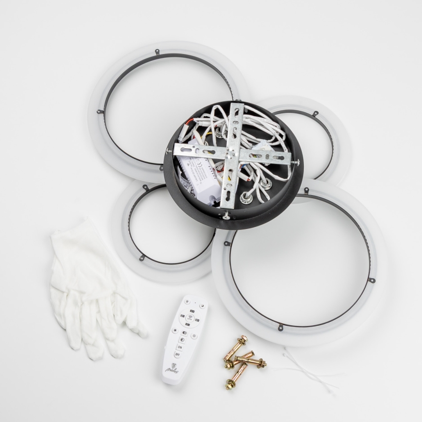 Brilagi - Plafonnier à intensité variable ORBITS LED/50W/230V 3000-6500K + télécommande