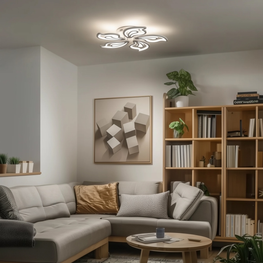 Brilagi - Plafonnier à intensité variable TWIST LED/125W/230V 3000-6500K + télécommande