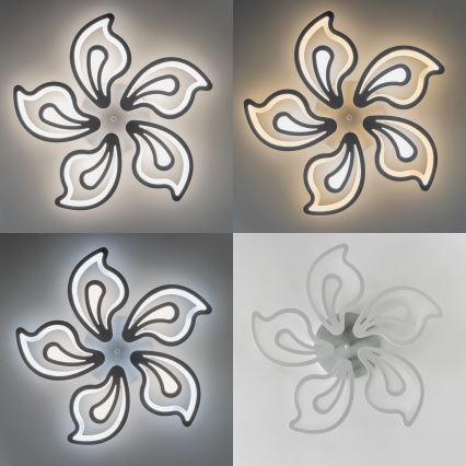 Brilagi - Plafonnier à intensité variable TWIST LED/125W/230V 3000-6500K + télécommande