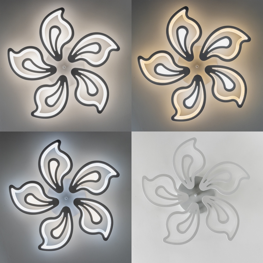 Brilagi - Plafonnier à intensité variable TWIST LED/125W/230V 3000-6500K + télécommande