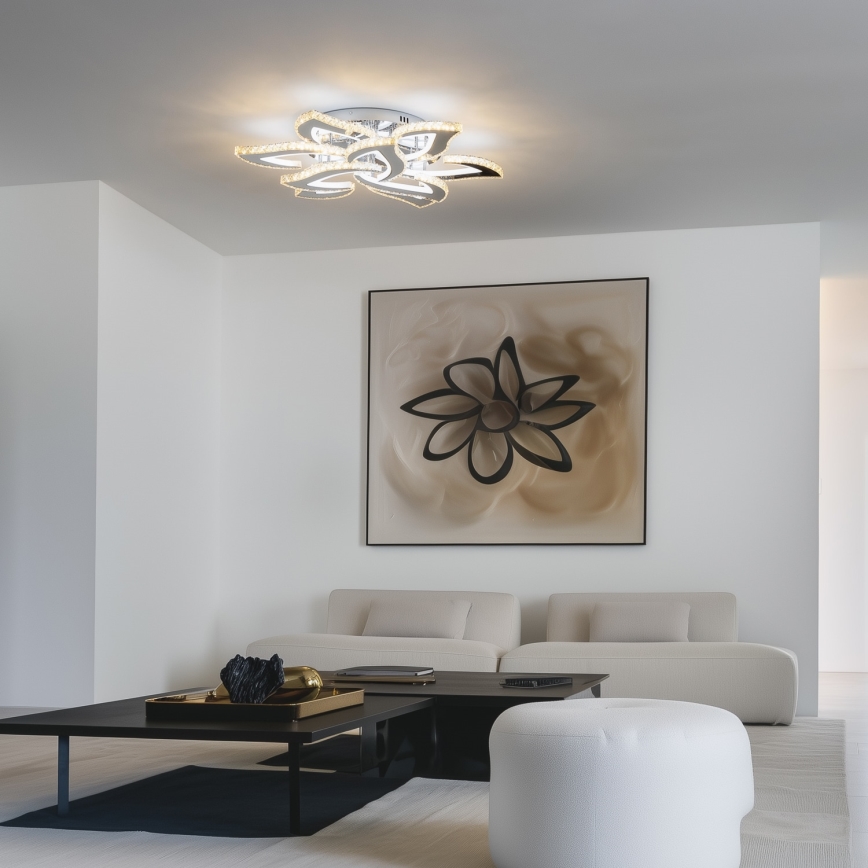 Brilagi - Plafonnier à intensité variable TWIST LED/180W/230V 3000-6500K + télécommande