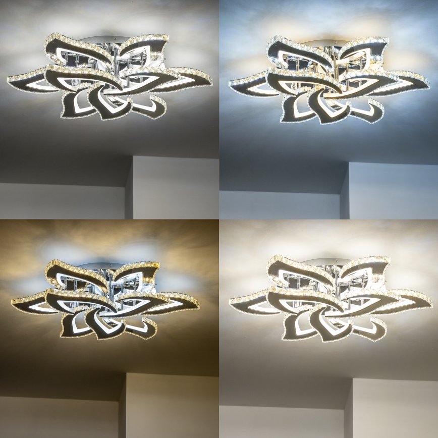 Brilagi - Plafonnier à intensité variable TWIST LED/180W/230V 3000-6500K + télécommande