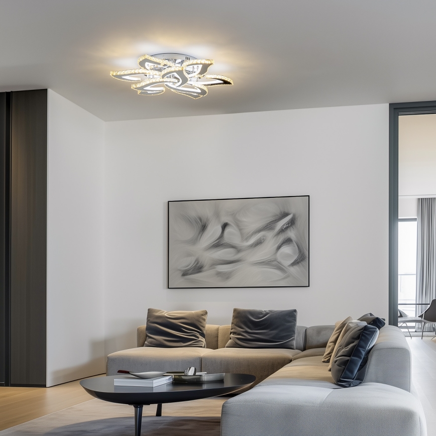 Brilagi - Plafonnier à intensité variable TWIST LED/180W/230V 3000-6500K + télécommande