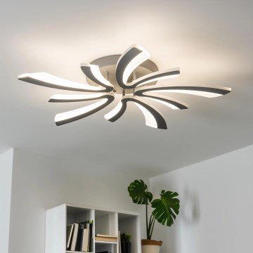 Brilagi - Plafonnier à intensité variable TWIST LED/55W/230V 3000-6500K anthracite + télécommande