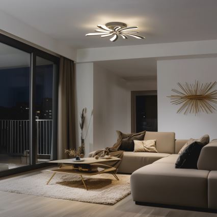 Brilagi - Plafonnier à intensité variable TWIST LED/55W/230V 3000-6500K anthracite + télécommande