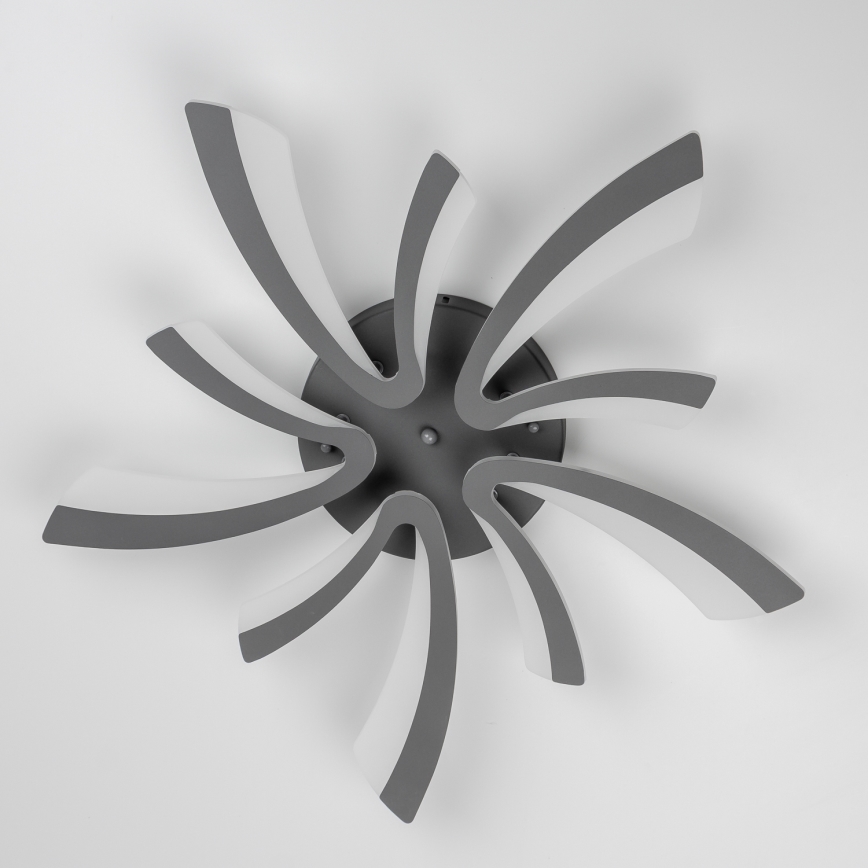 Brilagi - Plafonnier à intensité variable TWIST LED/55W/230V 3000-6500K anthracite + télécommande