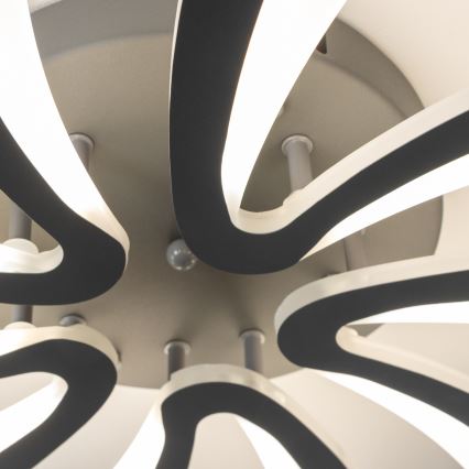 Brilagi - Plafonnier à intensité variable TWIST LED/55W/230V 3000-6500K anthracite + télécommande