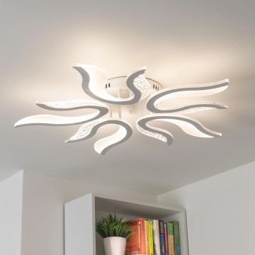 Brilagi - Plafonnier à intensité variable TWIST LED/65W/230V 3000-6500K blanc + télécommande