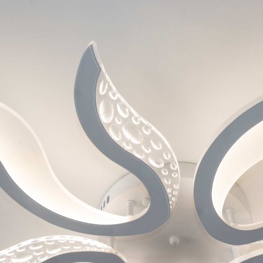 Brilagi - Plafonnier à intensité variable TWIST LED/65W/230V 3000-6500K blanc + télécommande