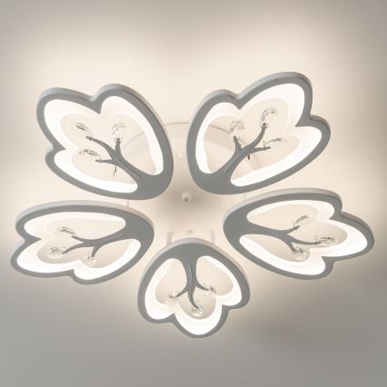 Brilagi - Plafonnier à intensité variable TWIST LED/80W/230V 3000-6500K blanc + télécommande