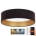 Brilagi - Plafonnier à intensité variable VELVET SMART LED/36W/230V d. 55 cm 2700-6500K Wi-Fi Tuya noir/doré + Télécommande