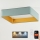 Brilagi - Plafonnier à intensité variable VELVET SQUARE SMART LED/36W/230V 2700-6500K Wi-Fi Tuya + télécommande menthe