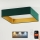 Brilagi - Plafonnier à intensité variable VELVET SQUARE SMART LED/36W/230V 2700-6500K Wi-Fi Tuya + télécommande vert
