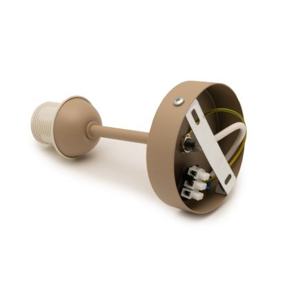 Brilagi - Plafonnier à montage apparent PARTY 1xE27/60W/230V Ø 10 cm beige