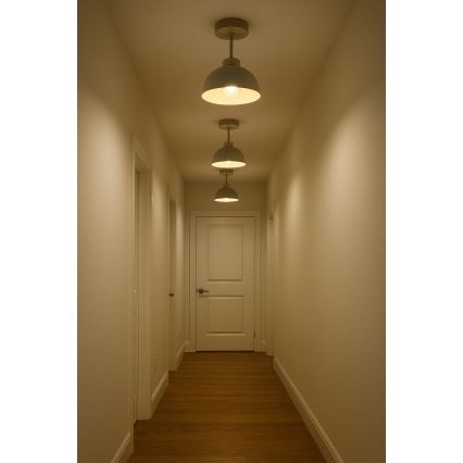 Brilagi - Plafonnier à montage en surface 1xE27/60W/230V beige/doré