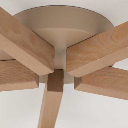 Brilagi - Plafonnier à montage en surface LATTE SABIA 5xE27/15W/230V pin/blanc