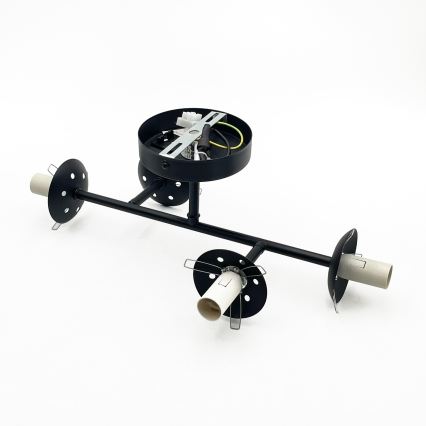 Brilagi - Plafonnier à montage en surface MALONY 4xE14/20W/230V noir