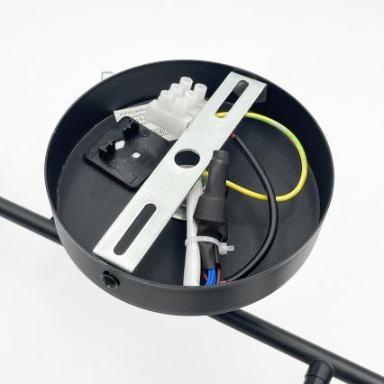 Brilagi - Plafonnier à montage en surface MALONY 4xE14/20W/230V noir