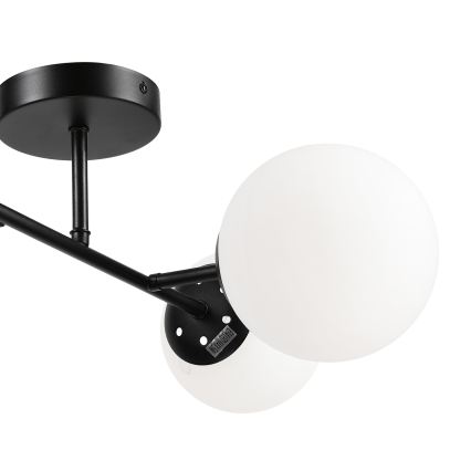 Brilagi - Plafonnier à montage en surface MALONY 4xE14/20W/230V noir