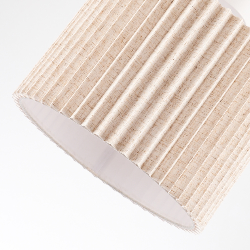 Brilagi - Plafonnier à montage en surface NORDIC WAVE 1xE27/15W/230V Ø 32 cm lin/blanc