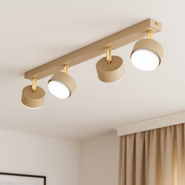 Brilagi - Plafonnier à spots 4xGX53/12W/230V beige
