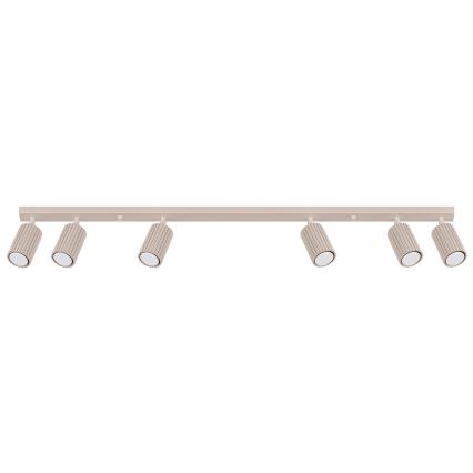 Brilagi - Plafonnier à spots LED CRESTO 6xGU10/10W/230V taupe