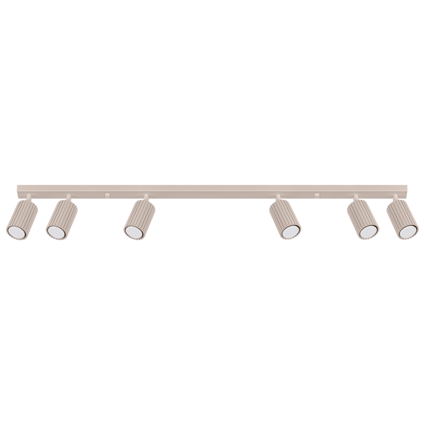 Brilagi - Plafonnier à spots LED CRESTO 6xGU10/10W/230V taupe