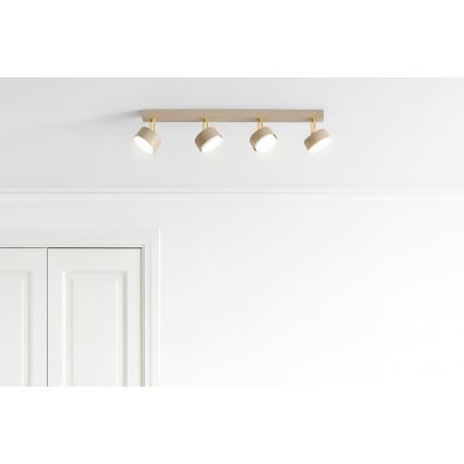 Brilagi - Plafonnier à spots MONO 4xGX53/12W/230V beige