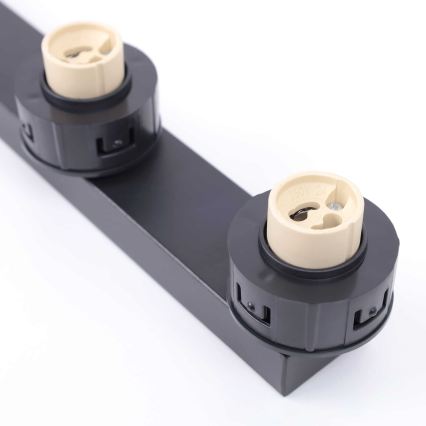 BRILAGI - Plafonnier à spots SELE LONG 4xGU10/30W/230V noir
