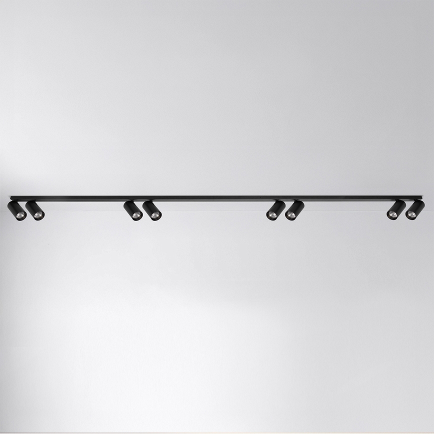 Brilagi - Plafonnier à spots SELE LONG 8xGU10/30W/230V noir