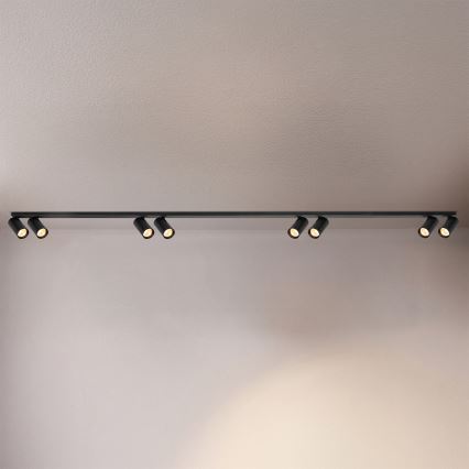 Brilagi - Plafonnier à spots SELE LONG 8xGU10/30W/230V noir