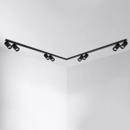 Brilagi - Plafonnier à spots SELE LONG 8xGU10/30W/230V noir