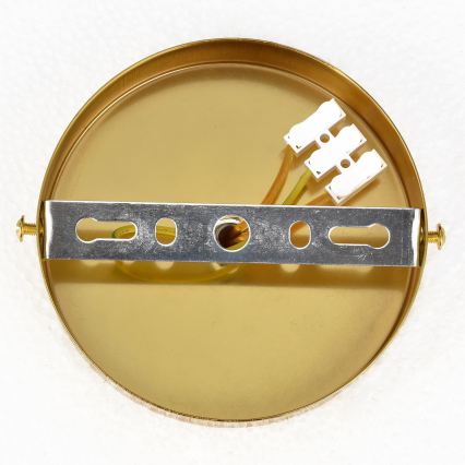 Brilagi - Plafonnier affleurant ECLIPSE 7xE14/10W/230V Ø 48 cm noir/doré