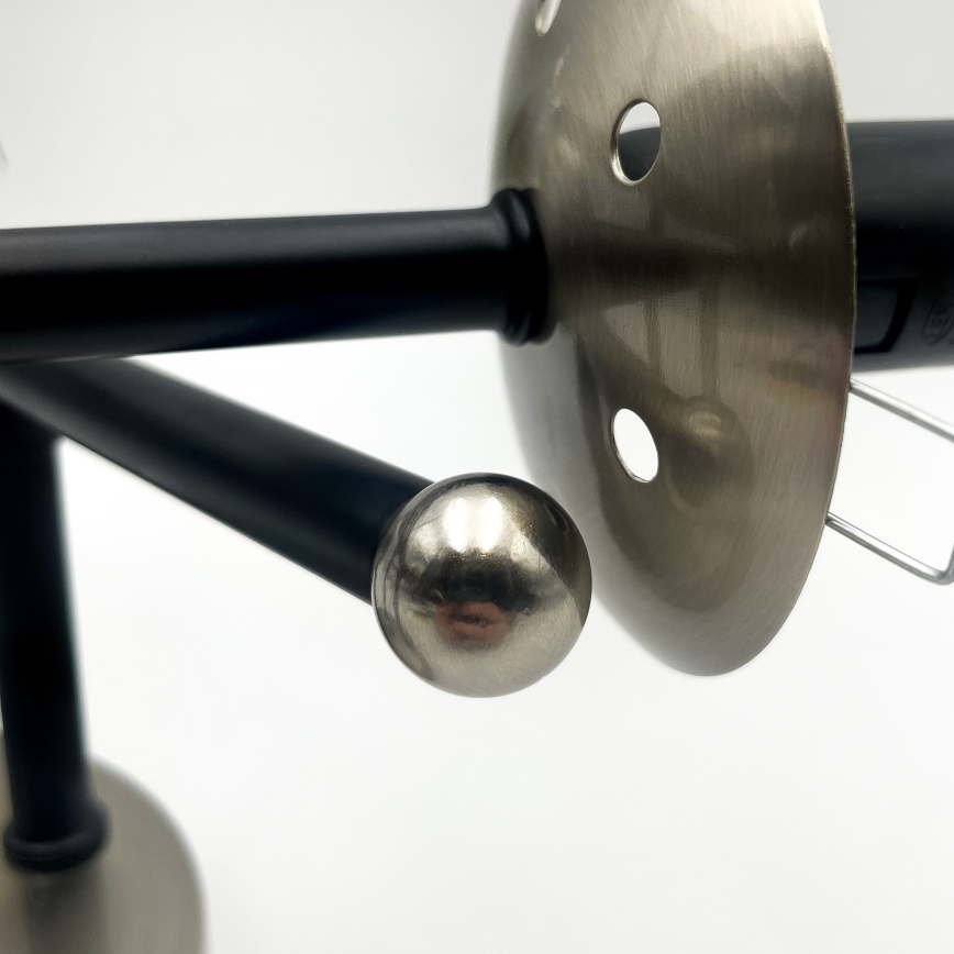 Brilagi - Plafonnier affleurant MALIVA 3xE14/15W/230V chrome mat/fumé