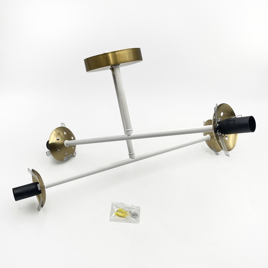 Brilagi - Plafonnier affleurant MALIVA 4xE14/15W/230V doré/blanc