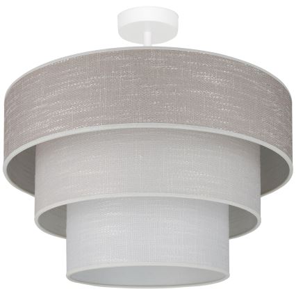 Brilagi - Plafonnier ALASKA LUNETA 1xE27/15W/230V d. 45 cm gris/crème