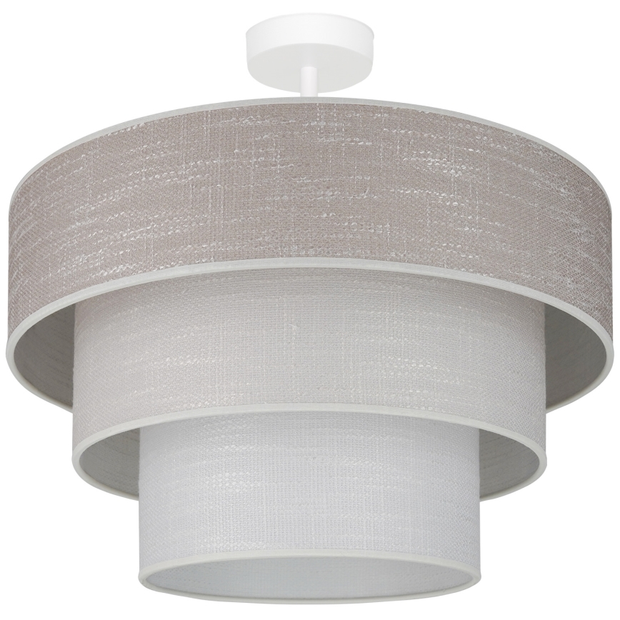 Brilagi - Plafonnier ALASKA LUNETA 1xE27/15W/230V d. 45 cm gris/crème