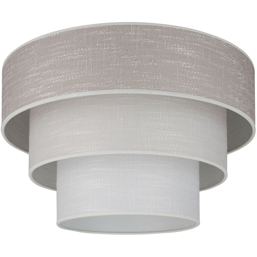 Brilagi - Plafonnier ALASKA LUNETA 1xE27/15W/230V d. 45 cm gris/crème