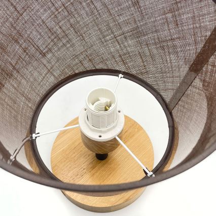 Brilagi - Plafonnier ANTHONY 1xE14/60W/230V chêne/marron