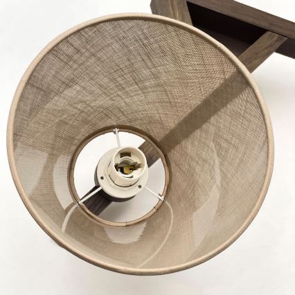 Brilagi - Plafonnier ANTHONY 3xE14/40W/230V chêne noyer/beige