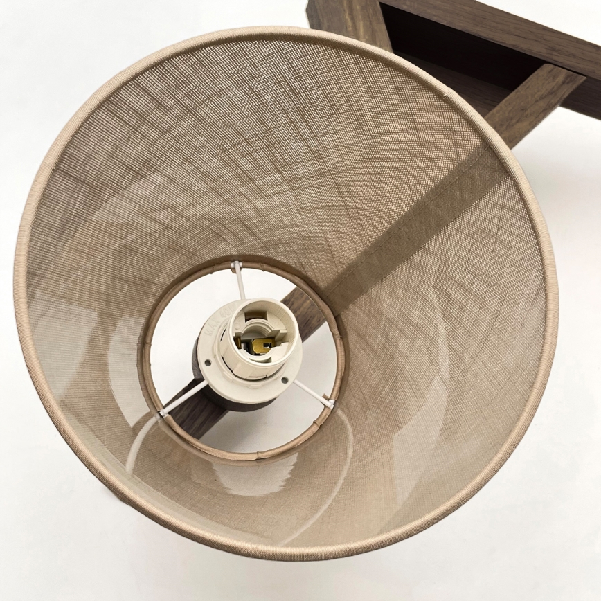 Brilagi - Plafonnier ANTHONY 3xE14/40W/230V chêne noyer/beige